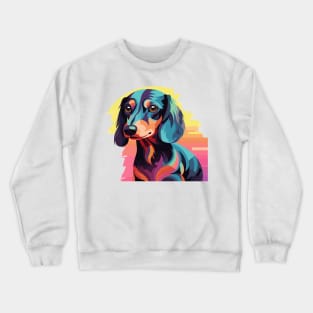 Groovy Dapple Dachshund Crewneck Sweatshirt